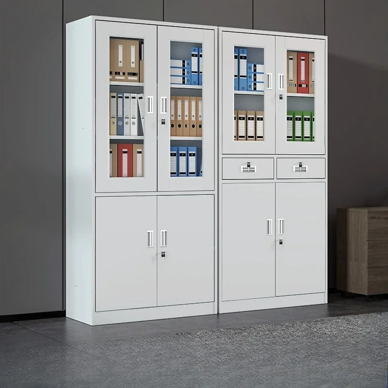 Steel Office File Cabinet Iron Financial Information Cabinet Locked Drawer Locker Multi-layer Household Balcony Storage Cabinet