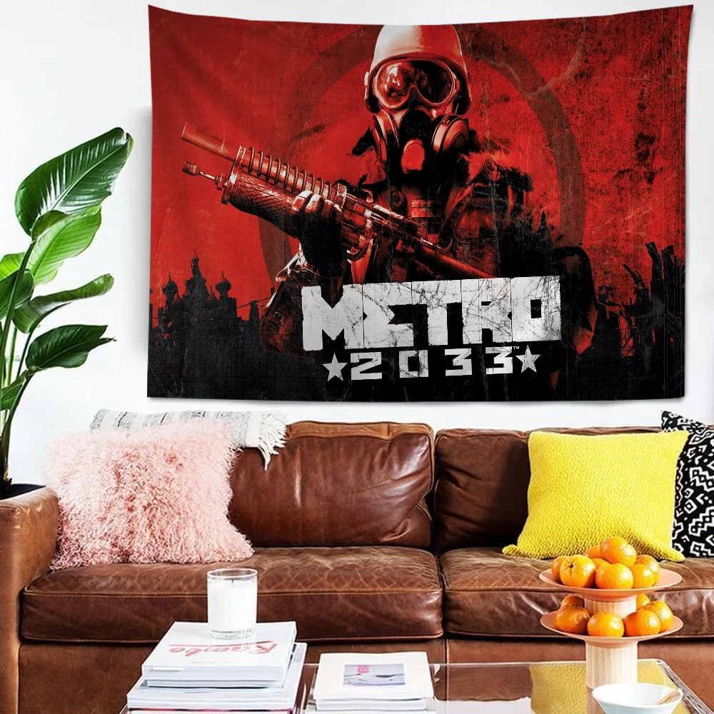 

Metro 2033 Colorful Tapestry Wall Hanging Hippie Flower Wall Carpets Dorm Decor Japanese Tapestry