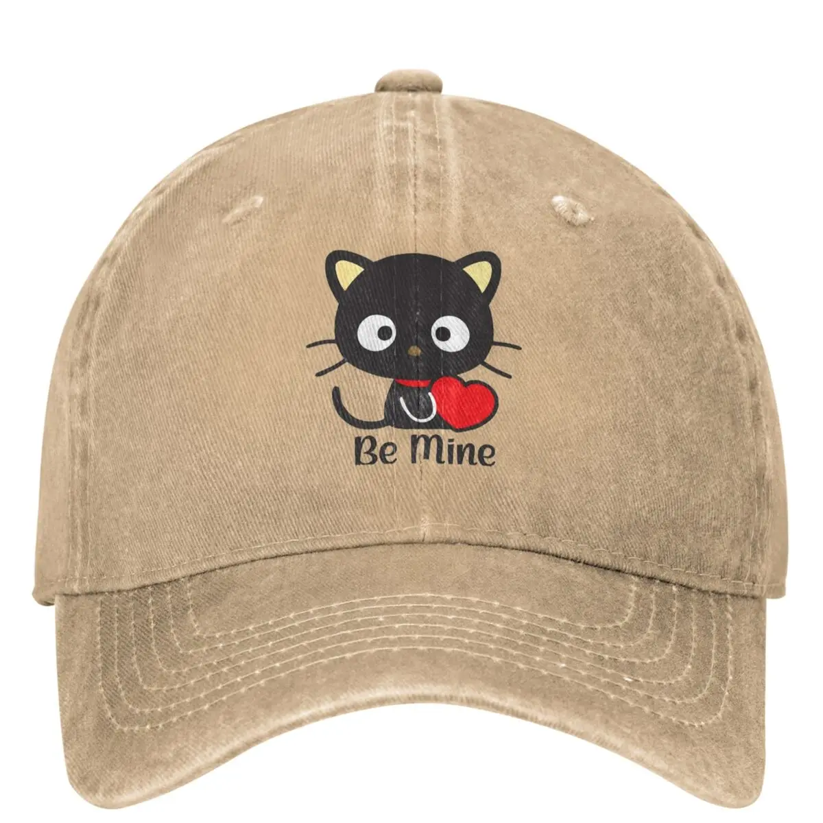 Chococat Sweet Valentine Baseball Cap Choco cat Will You Be Mine Unisex Men Sun protection Trucker Hat Summer Sun Baseball Caps