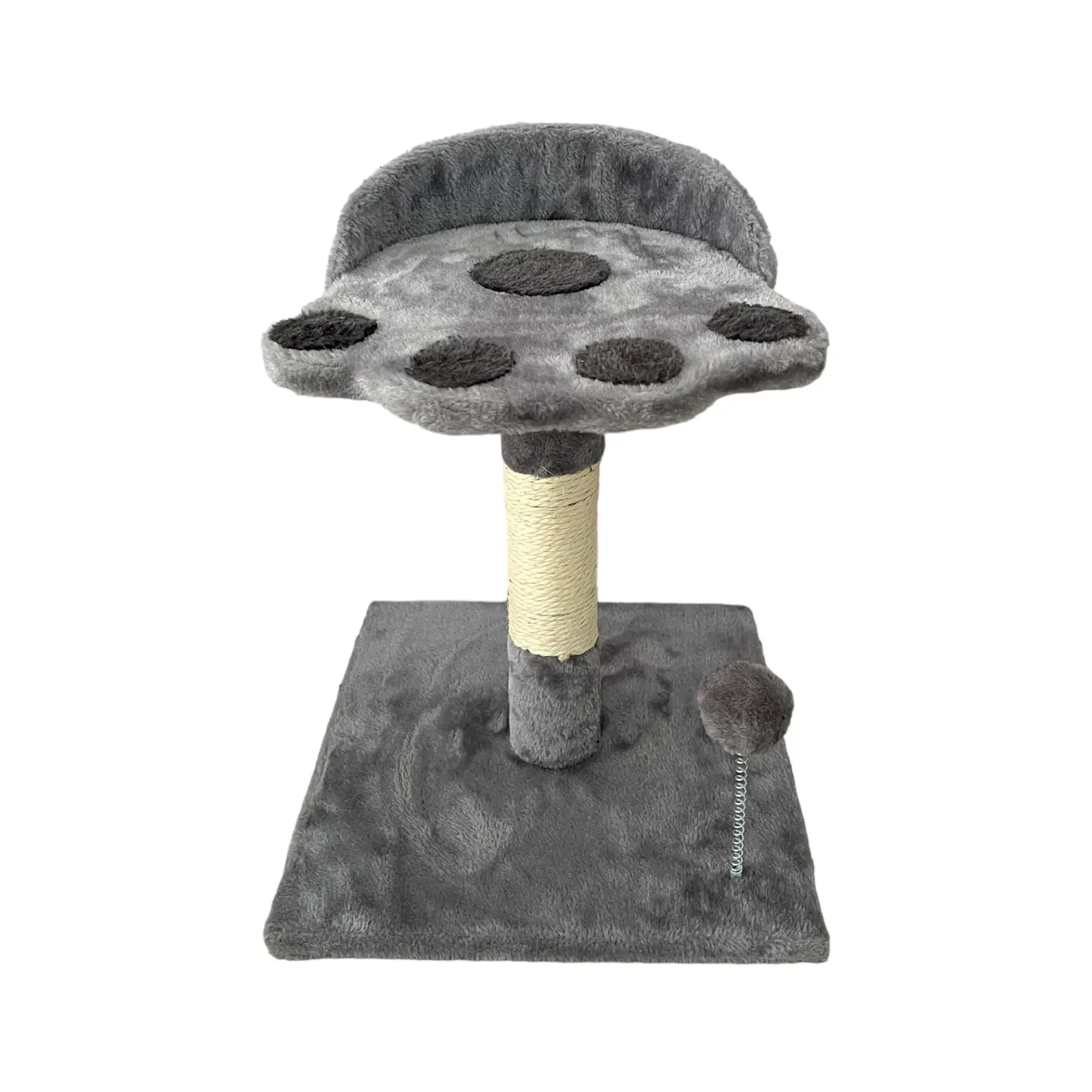 Árbol Rascador para Gatos Diseño Huella 46 cm con Sisal y Juguetes ref:15884