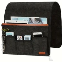 Sturdy Felt Hanging Organizer for Bedside & Dorm Rooms - Multi-Pocket Storage Pouch for Remote Control Books Essentials - Image 4