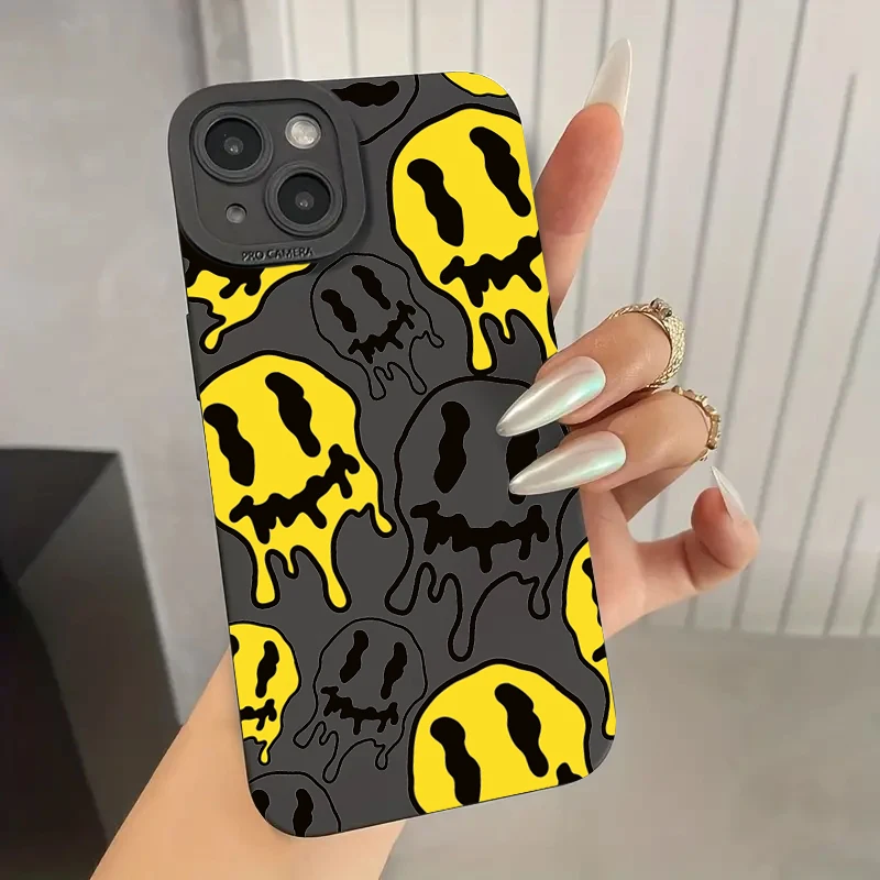 Lustige Ghost Face gefrostete Handy hülle für iPhone 16 Hüllen iPhone 11 12 13 14 15 Pro max xs xr x 7 8 plus stoß feste Silikon hülle