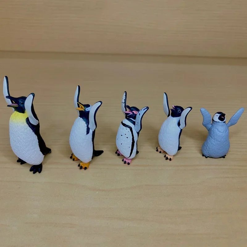 YELL Original Gashapon Kawaii Capsule Toys Figure Hands Penguin Animal Pets Model Cute Anime Figurine Creative Gifts