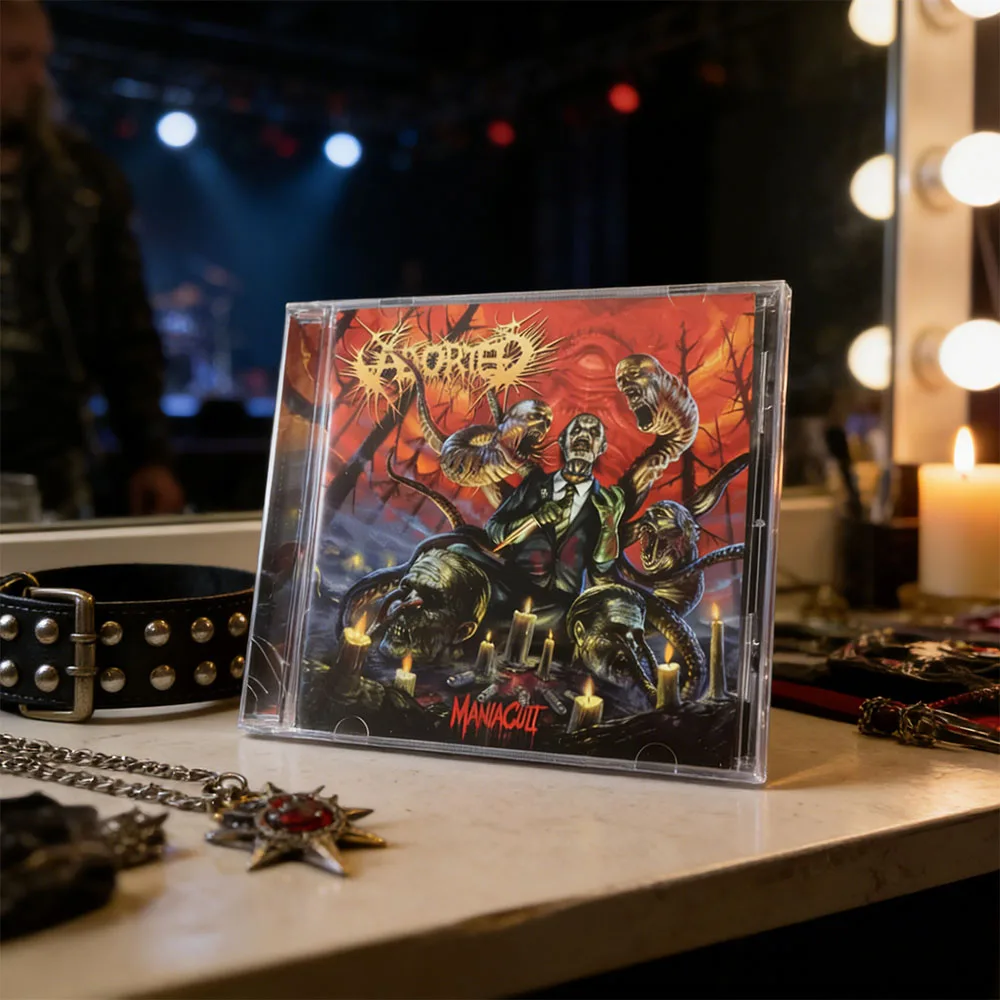 

CD "Aborted Maniacult" Is The 11th Full-length Album By The Belgian Death Metal Band Aborted, Released on 10 September 2021