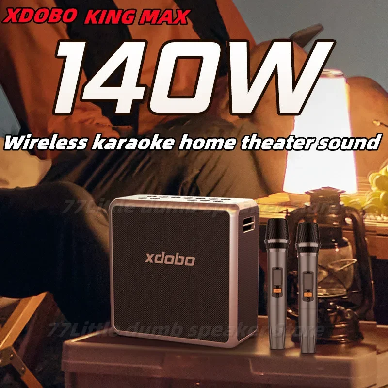 XDOBO KING MAX 140W high-power home theater portable subwoofer Bluetooth speaker waterproof TWS wireless computer speaker