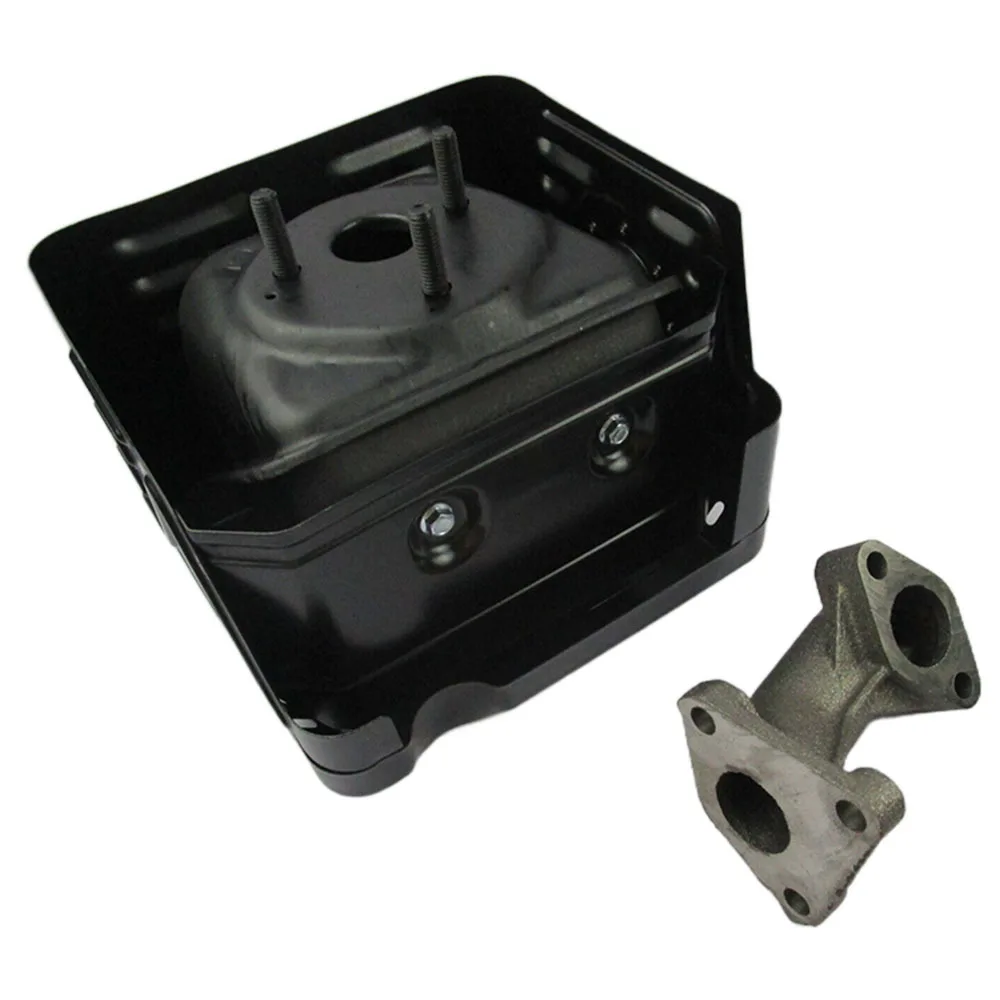 

Muffler exhaust pipe 4 inch gasoline engine water pump 190F micro tiller sprayer accessories