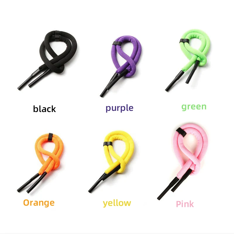 1 PC Adjustable Elastic Silicone Eyeglasses Straps Sunglasses Chain Sports Anti-Slip String Glasses Ropes Band Cord Holder