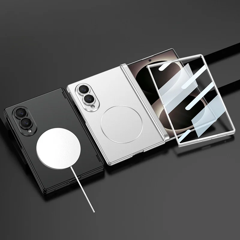 For Samsung Galaxy Z Fold 8 phone case magnetic folding case with integrated hinge, anti-drop back cover For Galaxy Z Fold 8