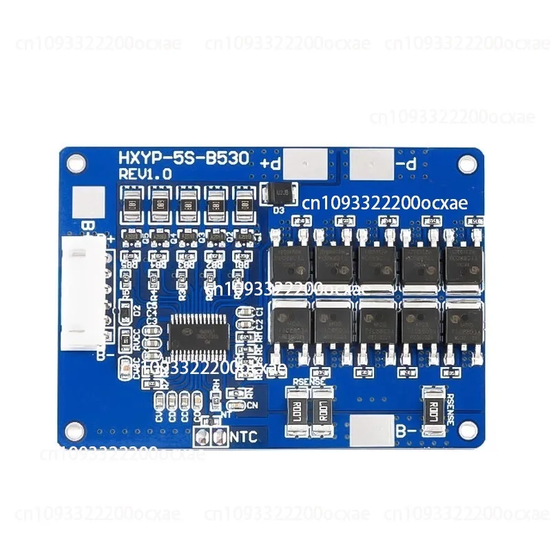 

5 Series Lithium Battery Protection Board 21V Charge and Discharge Board 18V Module with Temperature Control 30A Limit 45A