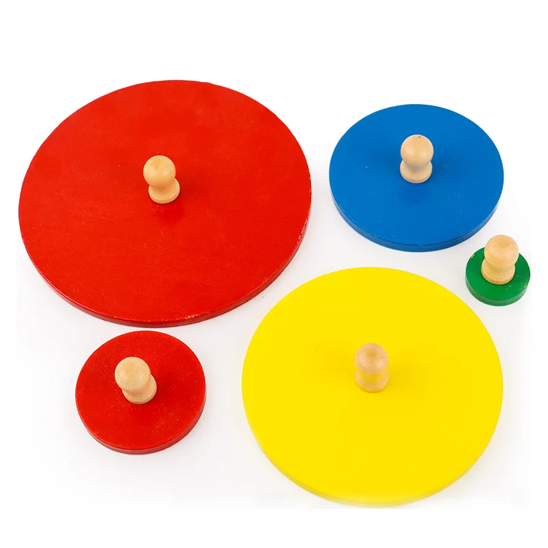 Puzzle in legno Montessori Giocattoli per bambini Forma Corrispondenza dei colori Tiragraffi a mano Bordo educativo Giocattoli per bambini Giocattoli per l'apprendimento precoce per bambini