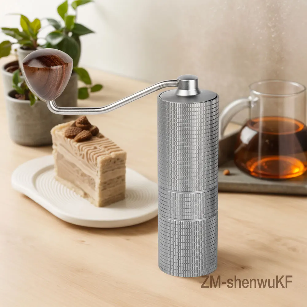 

ZM-ShenwuKF Coffee Grinder Stainless Steel Burr Coffee Bean Grinder Manual Coffee Grinder for Thanksgiving Christmas Birthday