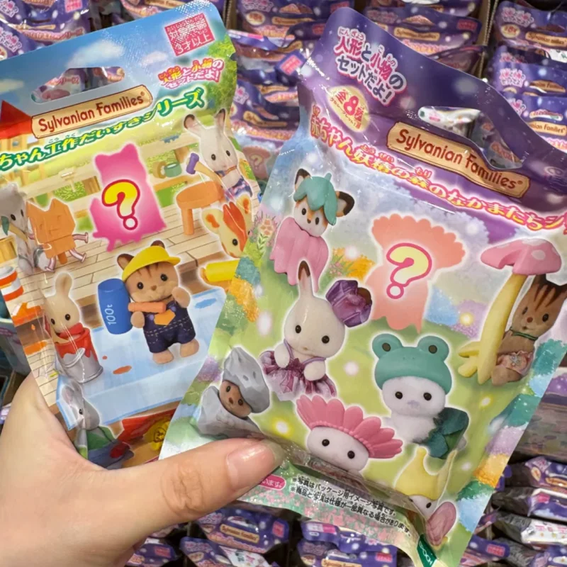 Genuine Sylvanian Families Good Friend Of Goblin Forest Series Baby Blind Bag Mystery Box Anime Figure Custom Collec Gifts Toy