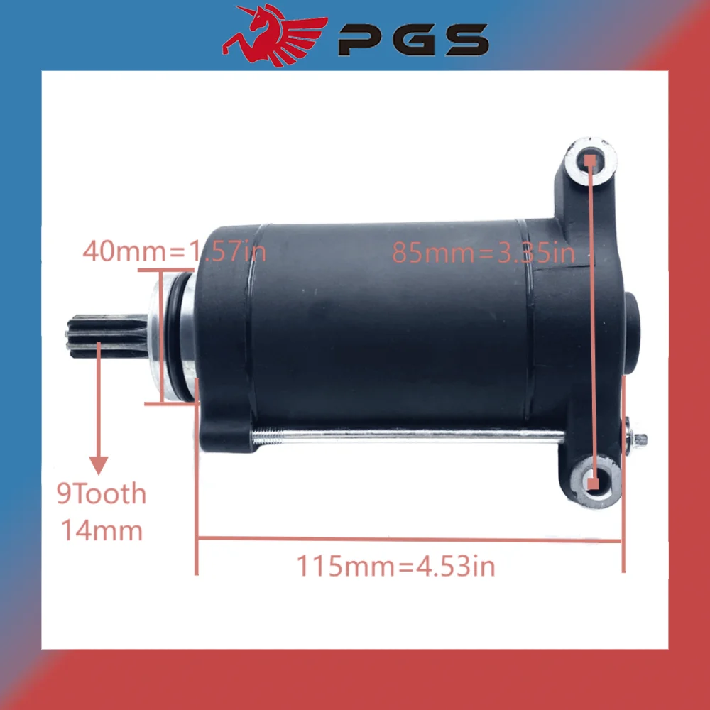 Original Electrical Engine Starter Motor For CF X6 Terralander 625 Rancher 600 Z6 Terracross ATV 19584A 0600-091100 196S-091100