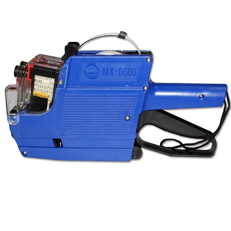 for MX-6600 Double Row Pricing  10 Digit Label Maker Price Tagging Machine Coding Tool for Retail Store