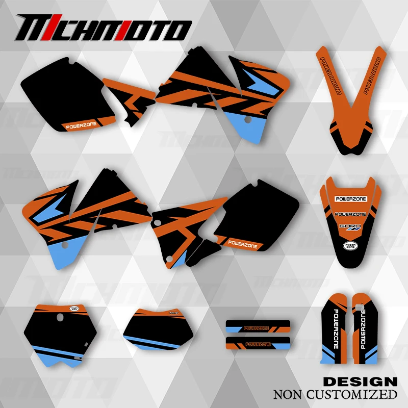 

MCHMFG новый стиль графические наклейки наборы наклеек для KTM SXF EXC 1998 1999 2000