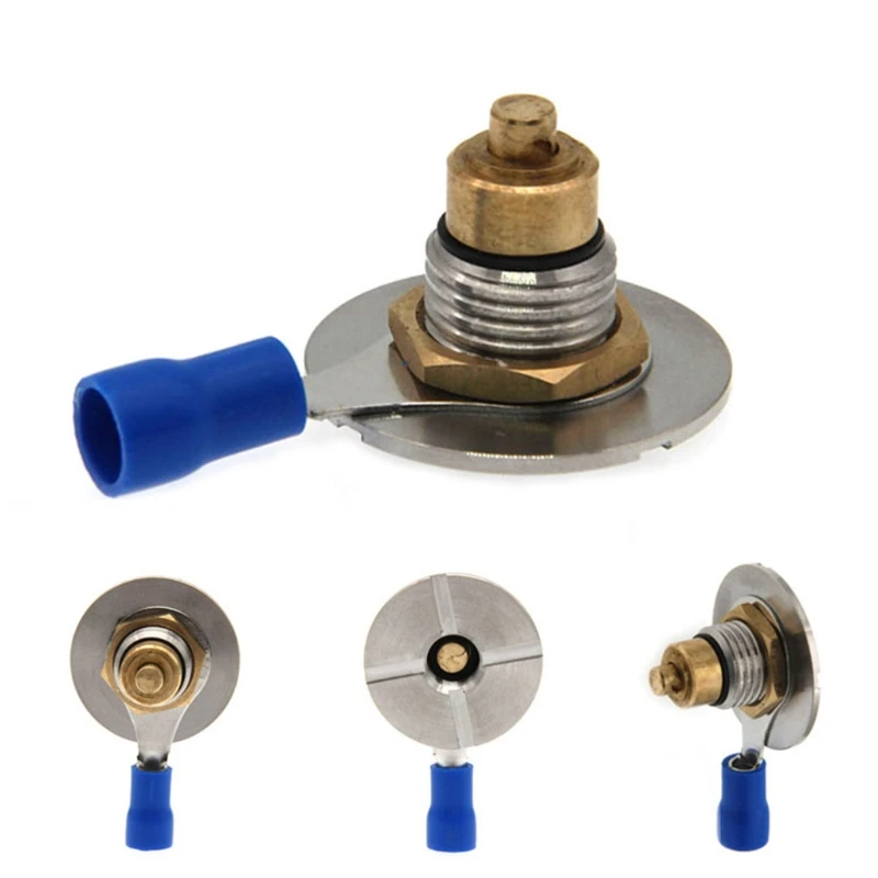 Spring Loaded Adapter Connector Brass Electrode DIY Accessory with Floating Pin 22 mm Base for DIY for vapor