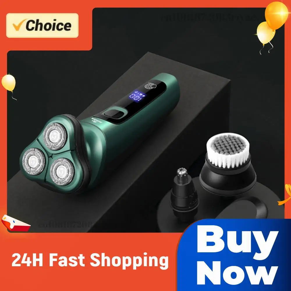 

Мужская перезаряжаемая бритва с USB-зарядкой, умная бритва с цифровым дисплеем, триммер для лица и бороды, бритва для бритья лица и бороды, бритва для автомобиля и дома