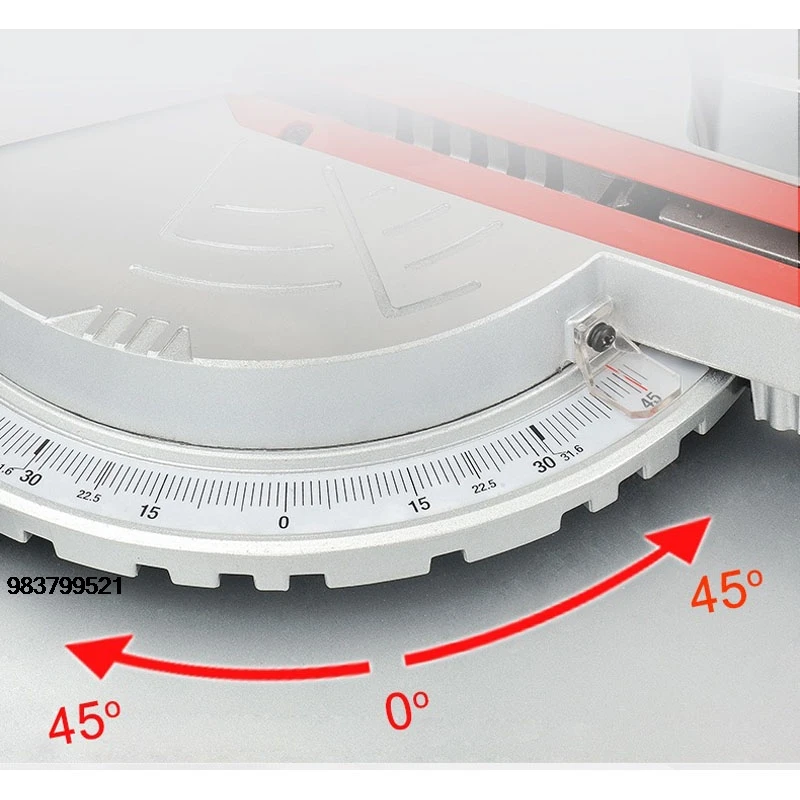 

Good Price NEW 7-inch rod miter saw with extended guide rail multi-function miter 45 degree woodworking tool aluminum saw