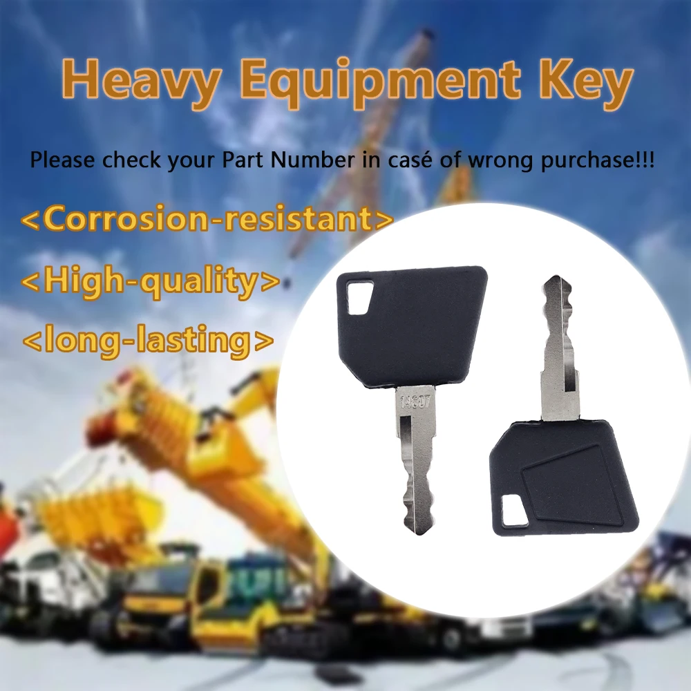Ignition Keys 14607 701 45501 for JCB 3CX Bomag Dynapac Terex Vibromax NH Ford Moxy Wacker Neuson Hamm Mini Excavator