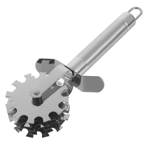 1Pcs High Performance Stainless Steel 5 Wheel Meat Tenderizer for Kitchen Cooking Tenderizing Steak Pork Beef Portable Easy Grip