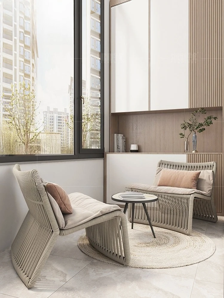 JC شرفة كرسي الاستجمام المنزل B & B كرسي أريكة فردي ضوء فاخر كسول Ins الرياح غرفة المعيشة الخلفية 2026