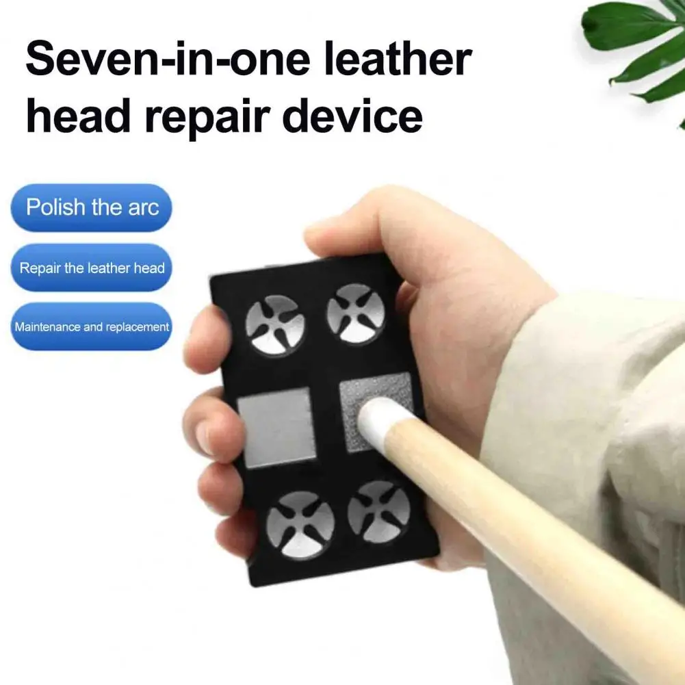 

Инструмент для изготовления наконечников кия, профессиональный набор для формирования наконечников кия для любителей бильярда 7 1, инструмент для ремонта кия, портативный бильярдный инструмент для наконечника