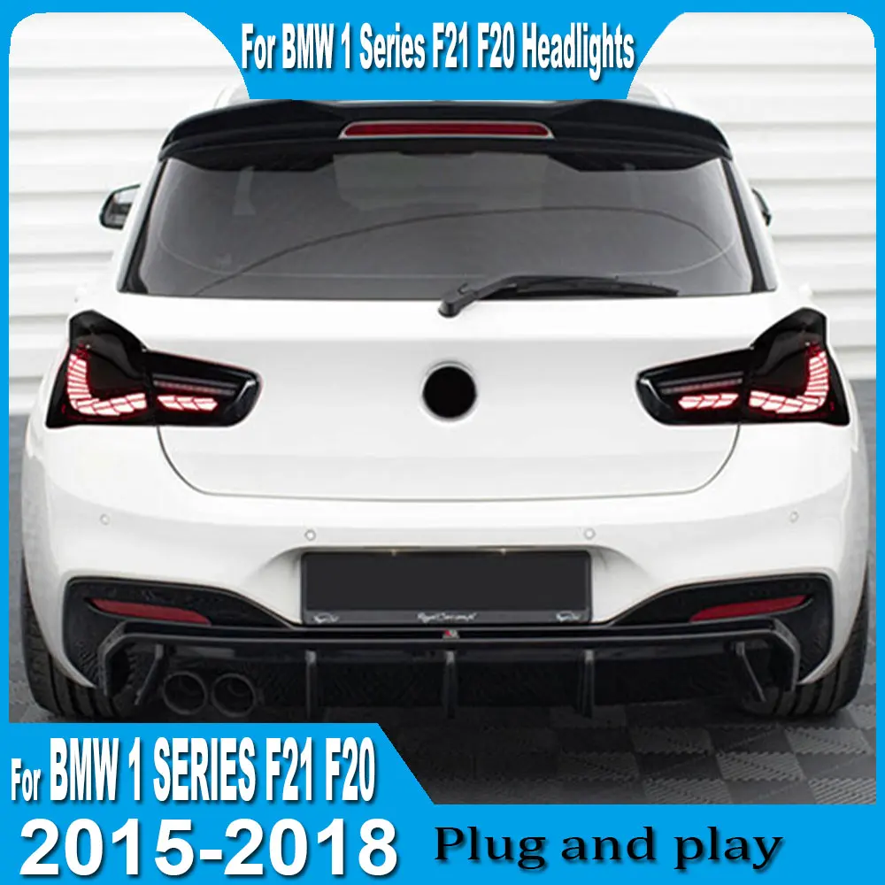 A Pair Tail Lights For BMW 1 Series F21 F20 118i 120i LED Taillights 2015 2016 2017 2018 Plug and Play GTS Style Car Accessories