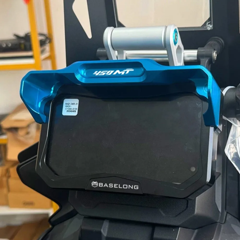 

For CFMOTO 450 MT 450MT Ibex450 2024 2025 2026 Motorcycle TFT Guard with sun visor Meter Frame Cover Screen Glare Shield Guard