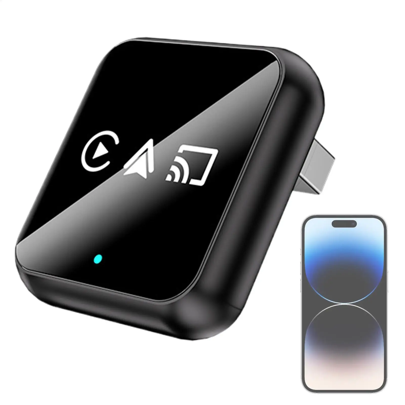 Wireless Adapter For Car Auto Audio Accessories Auto Screen Mirroring Converter For Drivers Trucks Sedans RVs SUVs Daily Commute