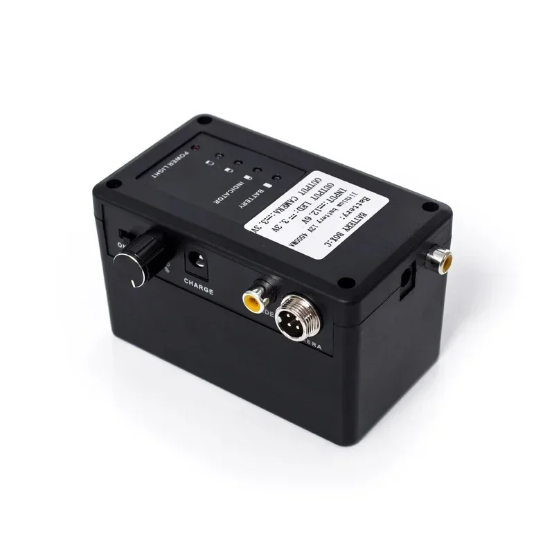 Endoscope Camera   6.5mm 6 Adjustable LED Light  WP90C snake camera with Aluminum , 4500mAh battery , 30M Fiberglass cable