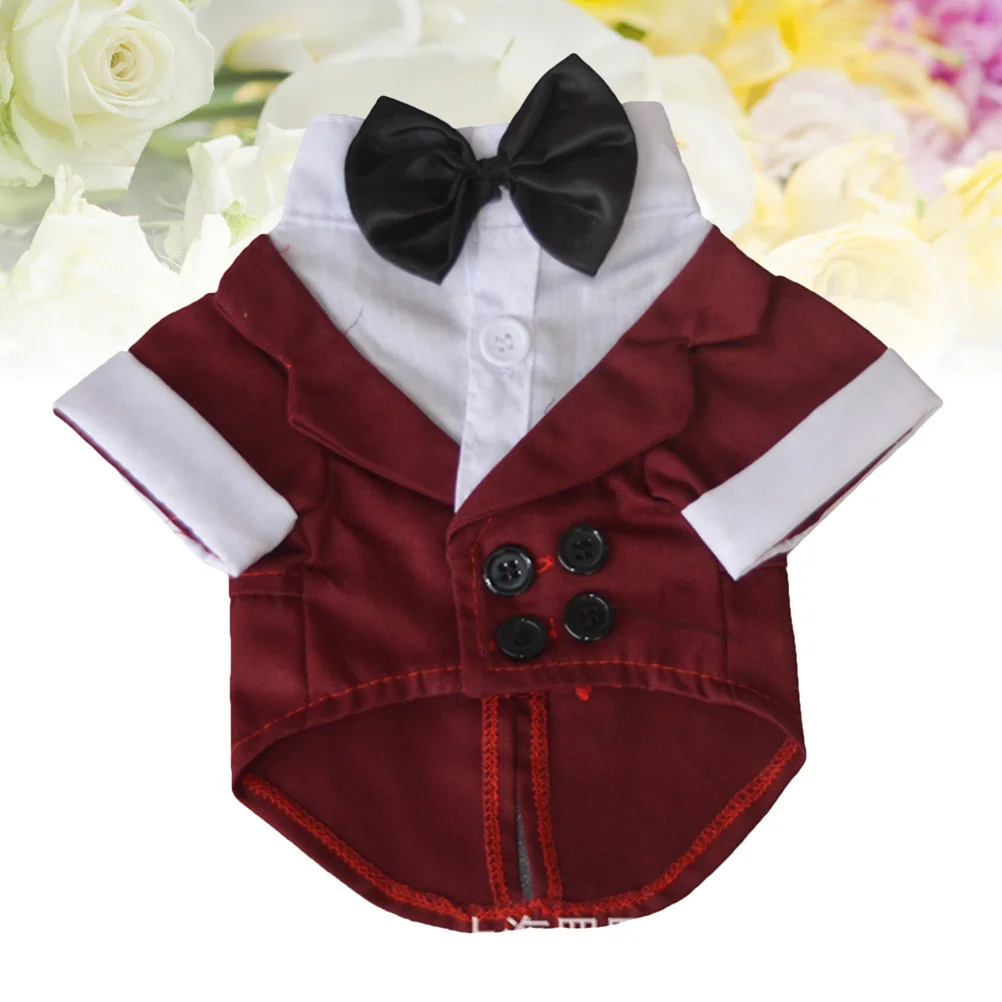 

Pet Dog Wedding Tuxedo Suit British Style Formal Party Gentleman Coat Costume Premium Material Comfortable Workmanship Eye