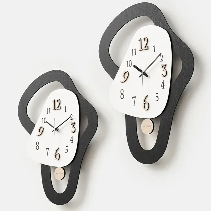 Slient Kitchen Wall Clock Electronic Plastic Classic Style Digital Clock for Bedroom Reloj De Pared Digital Wall Decoration