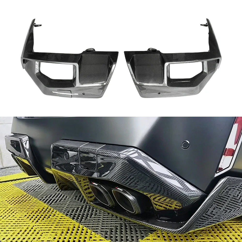 New Arrival Dry Carbon Fiber Rear Diffuser Upgrade for BMW M5 G90 New Rear Bumper Lip