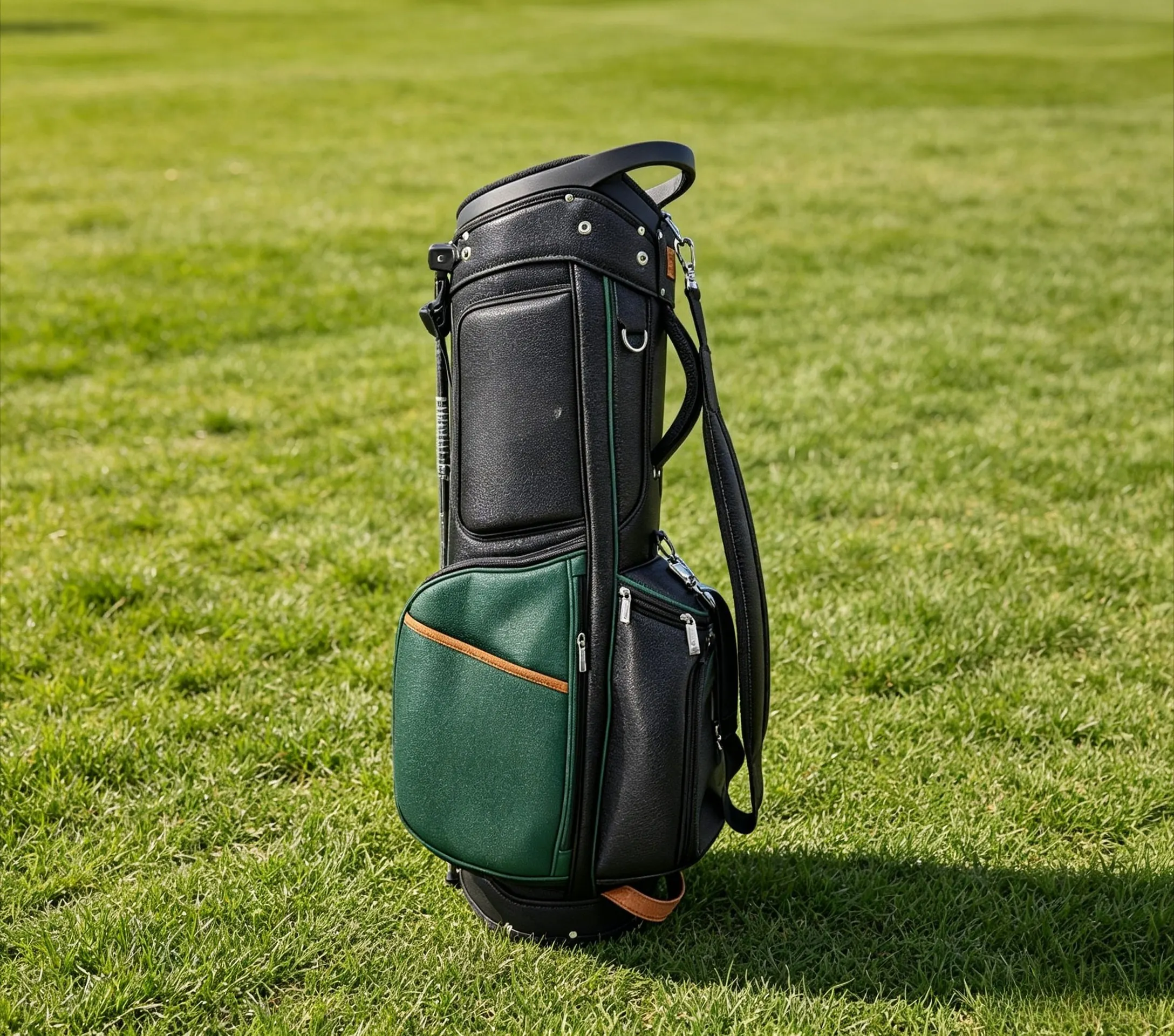 Golf Stand Bag, Universal Golf Club Bag for Men Women, Trendy Single Shoulder Bag, Golf Carry Bag with Clear Hat Gift view 6