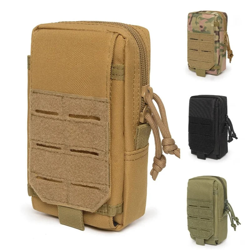 

1000D Tactical Molle Pouch Waist Bag Outdoor Men EDC Tool Bag Vest Pack Purse Mobile Phone Case Hunting Compact Bag