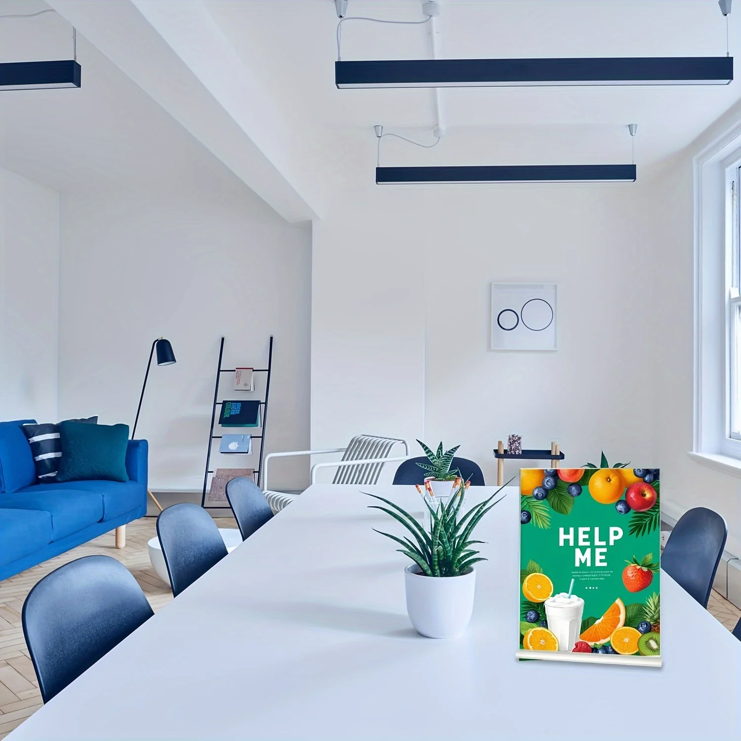 8.5x11 Inch Acrylic Sign Holder -Clear T Shape Double Sided Sign Holder Display for Table Menu Photo Paper Office Retail Show