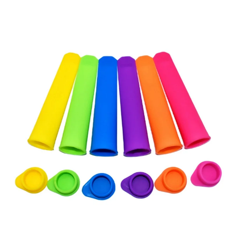 

Latest 30 Pieces Summer Popsicle Molds Kitchen DIY Random Colors Food Grade Silicone Freeze Ice Cream Molds