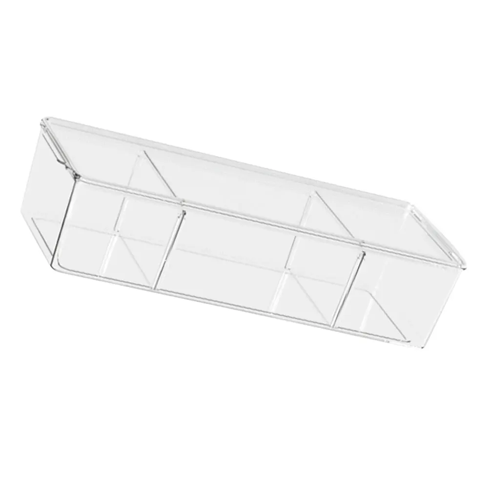 

Прозрачный ящик для хранения, большая емкость, домашний ganization, портанайзер для ключей, прозрачный штабелируемый пластиковый контейнер из ПЭТ