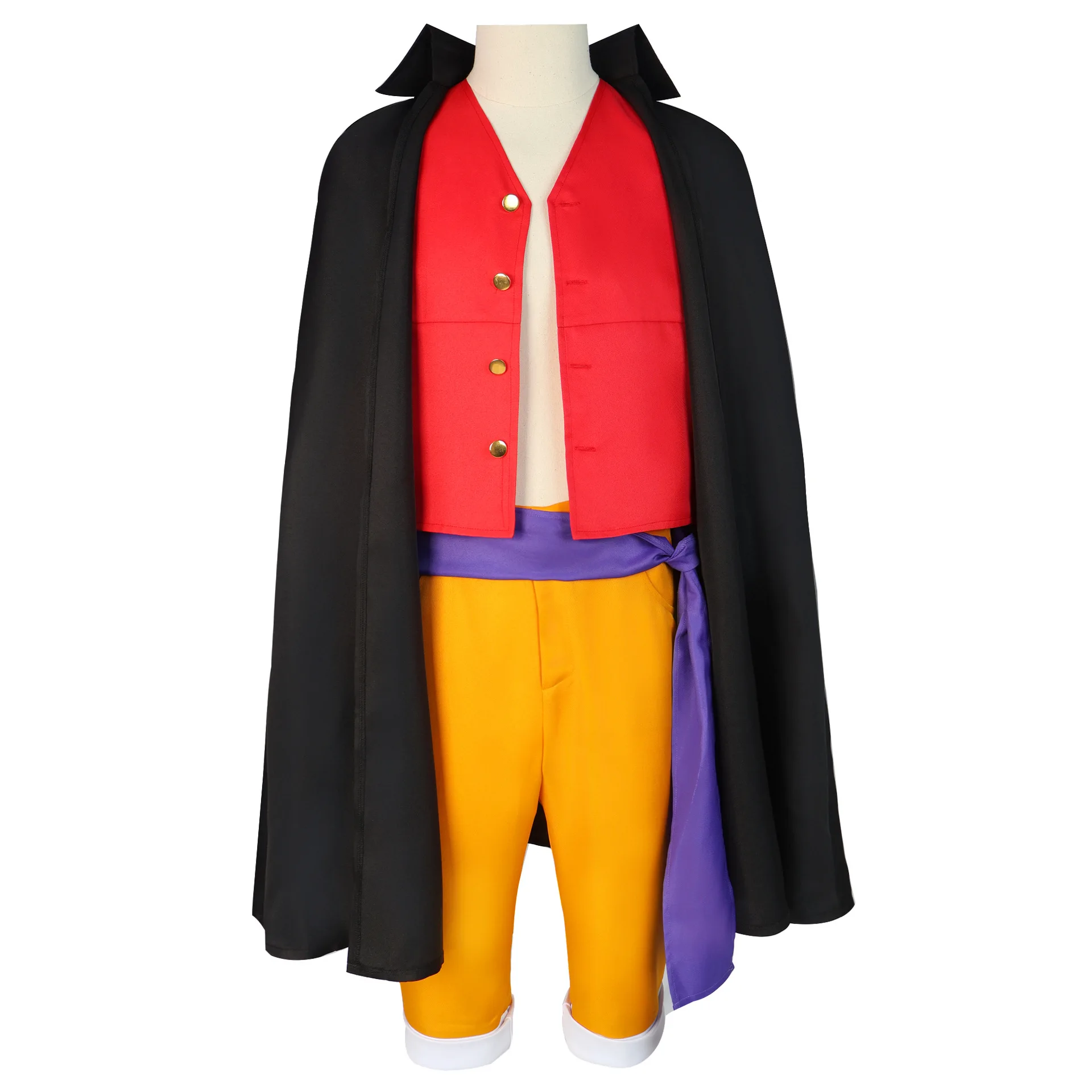 

Wano Country Luffy Cosplay Costume, Onigashima Cosplay Costume