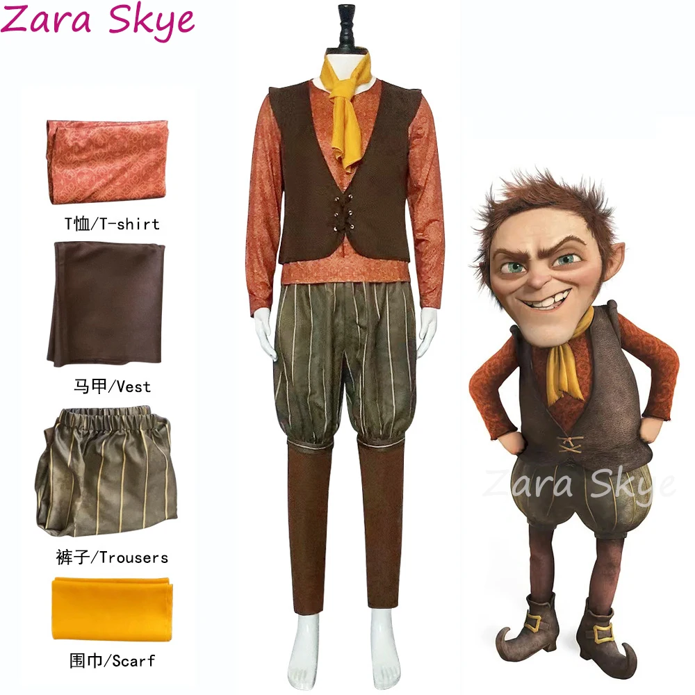 

Shrek Anime cosplay costume Rumpelstiltskin adult carnival uniform set Halloween anime Halloween performance costume