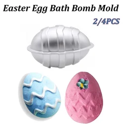 2/4PCS Bath Bomb Making Kit Easter Egg Shaped Bath Ball DIY Making Supplies Aluminum Alloy Lightweight Press Tool Cake Tools