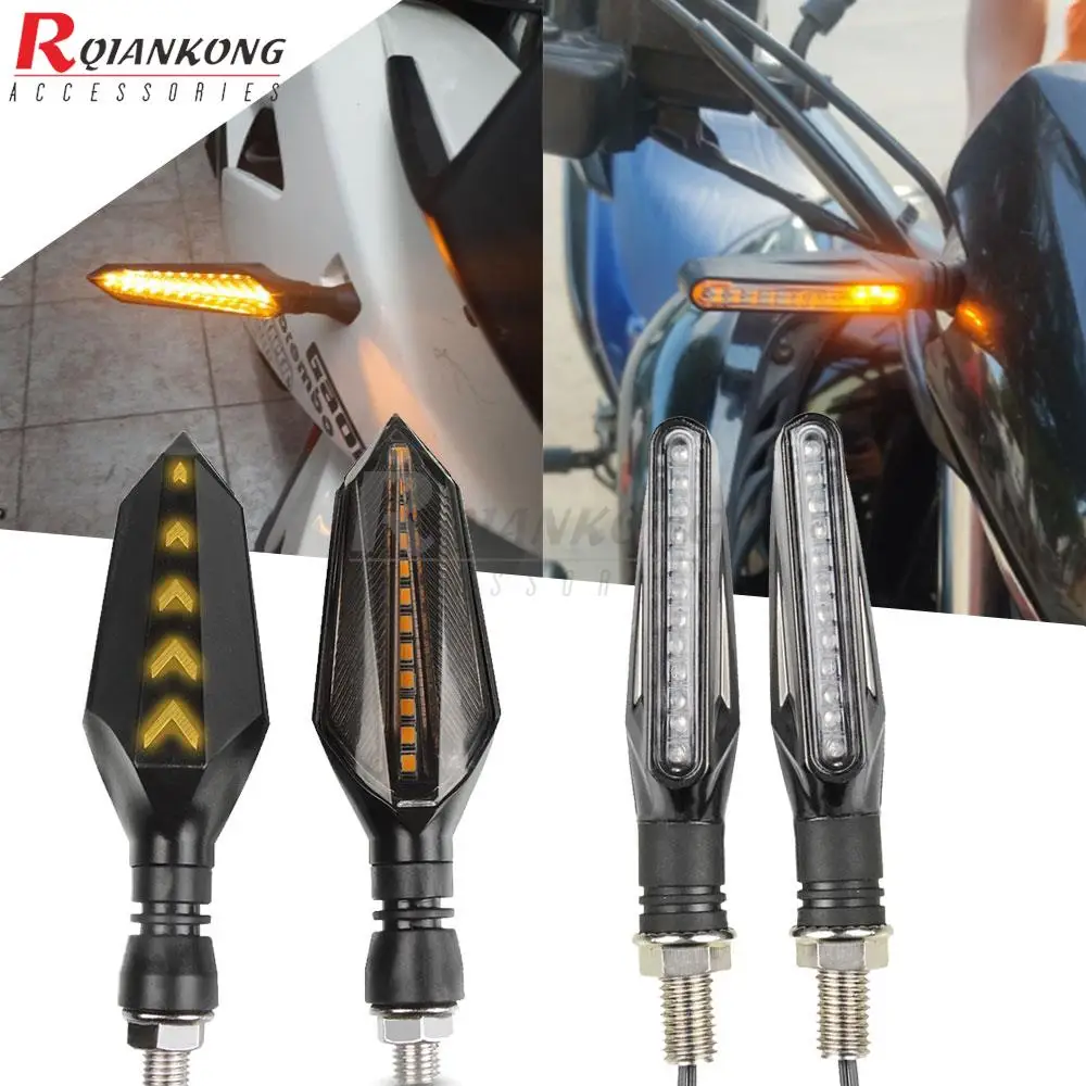 Motorcycle LED Turn Signal Light Direction Waterproof Indicators Light For RC125 RC8 990 SuperDuke YAMAHA YZF R1 R6 r3 R25 R15V3