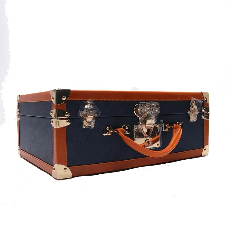 large custom handmade luxury high-end leather watch briefcase box