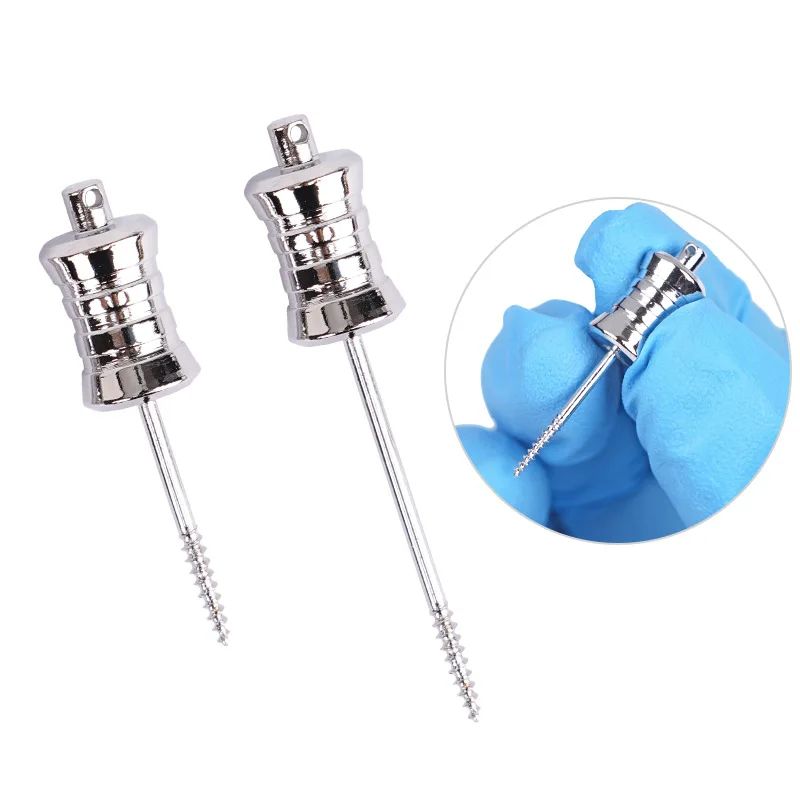 1pc Dental Broken Root Drill Tool Stainless Steel Broken Tooth Extractor Screw Drill for Oral Surgery Dentist Materials