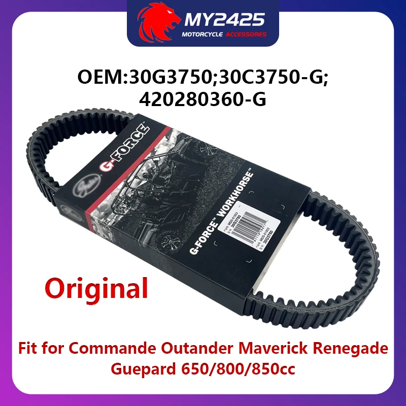 

Original 30C3750 30G3750 Outlander Renegade Drive Belt 422280360 420280360 715900030 715900212 For Guepard 650 800 850cc