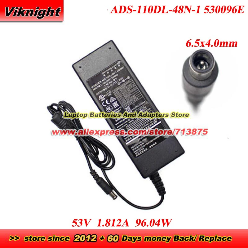 Genuine for HOIOTO ADS-110DL-48N-1 530096E AC Adapter 53V 1.812A 96.04W for SOY SOY-5300180 For Dahua POE Video Recorder Charger