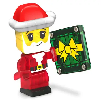 Překvapení Vánoční adventní kalendář Blindbox Vánoční stavební bloky Hračky Dětské sady Santa Claus Sada hraček Dětské dárky 12 nejlepší prodej Adventní kalendář Minecraftu - №10