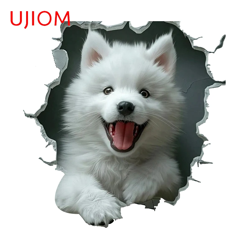 UJIOM Dog Trendy Eye Catching Tear Wall Stickers Customizable Personality Chic Decals Hot Selling Room Decoration Accessories