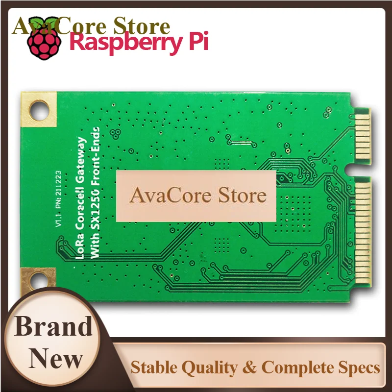 AvaCoreEDATEC-GW1302S LoRaWAN Gateway Module US915,Powered By Semtech SX1302 Baseband Processor,Sensitivity With SX1250 TX/RX Fr