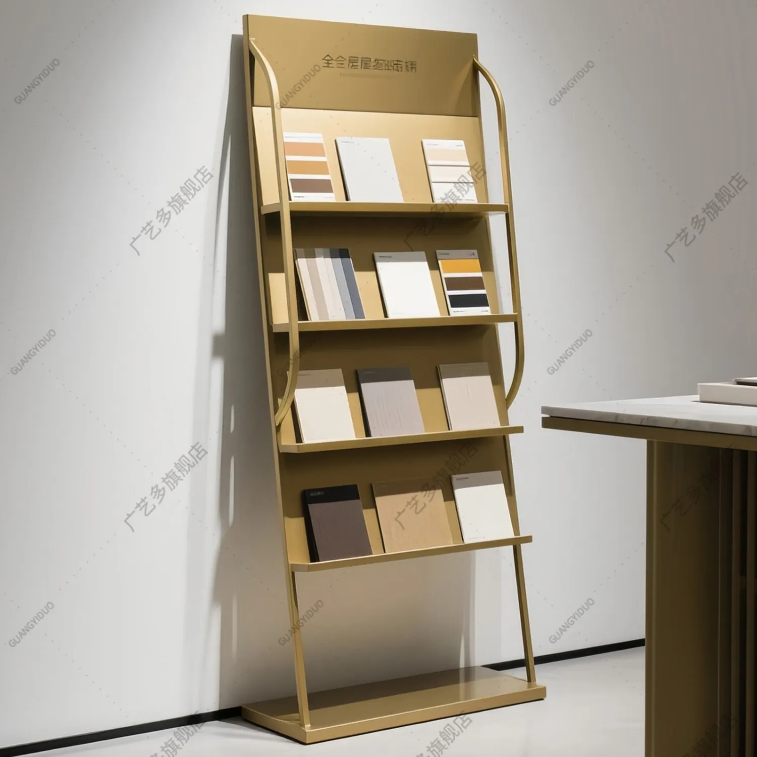 Building Materials Swatch Integrated Ceiling Sample Book Tile Rack Ceramic Stone Display Rack Clothing Cabinet Door Panel